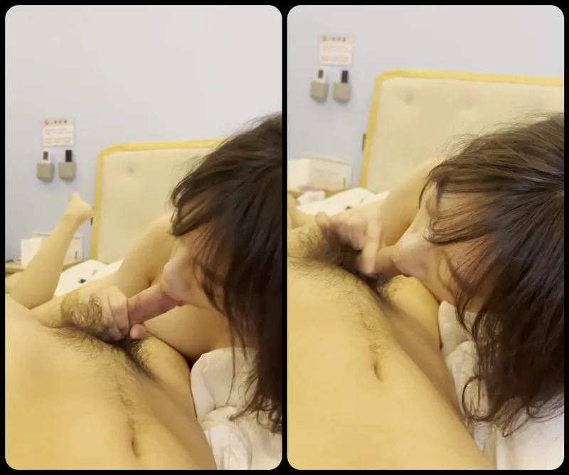 Con ghệ ngoan bú láp cục thịt bự của anh